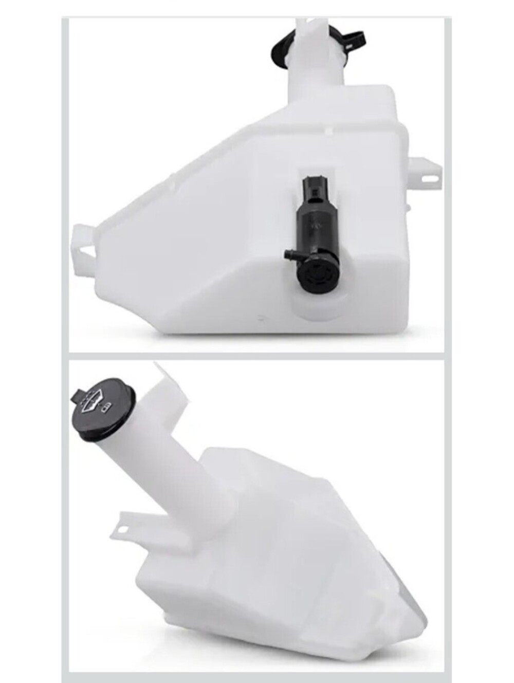 Windshield Washer Reservoir Tank w/ Pump & Cap for Ford F250 F350 F450 F550...